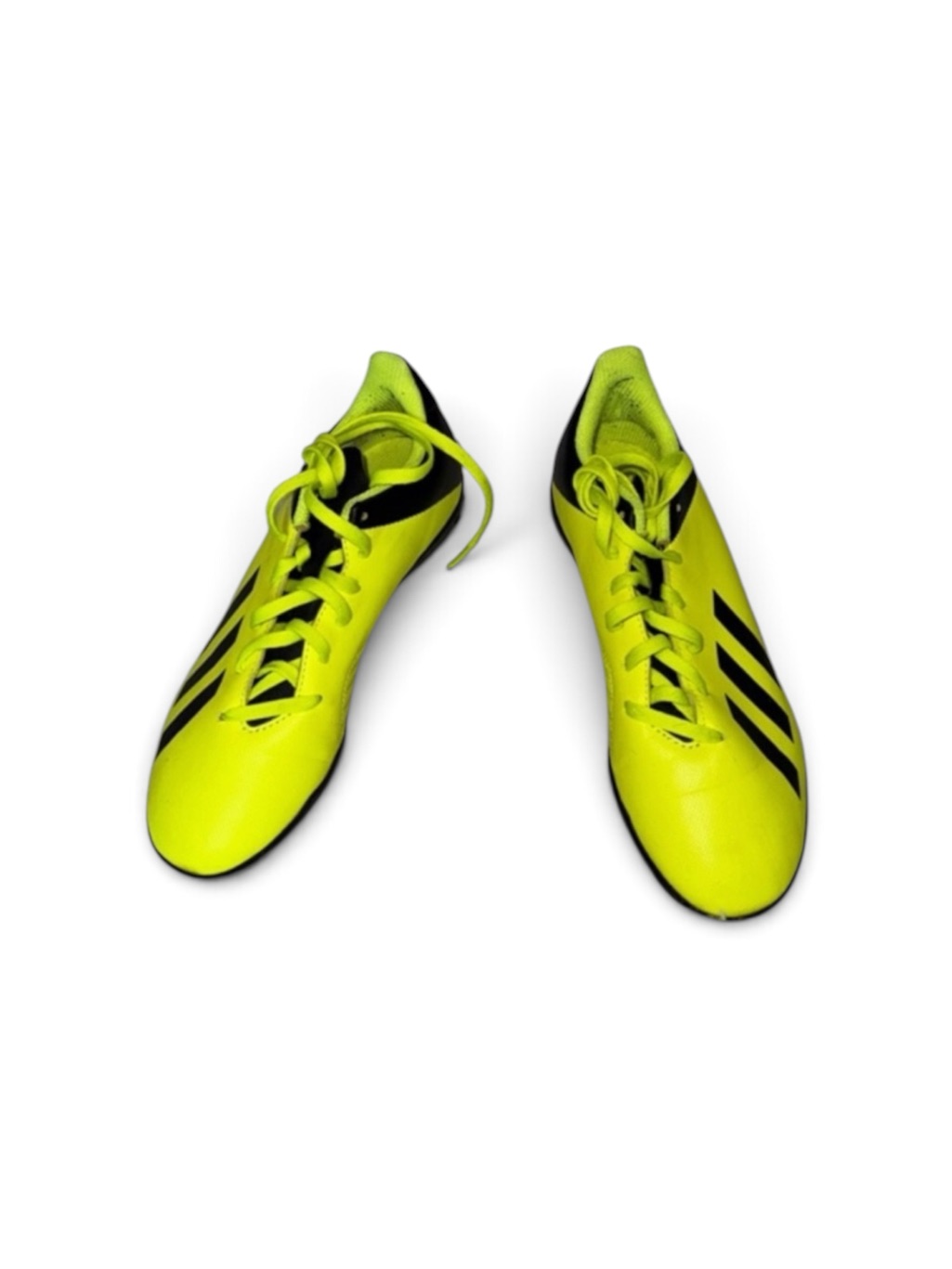 Neon Green And Black Adidas Soccer Sneakers For Men Or Women